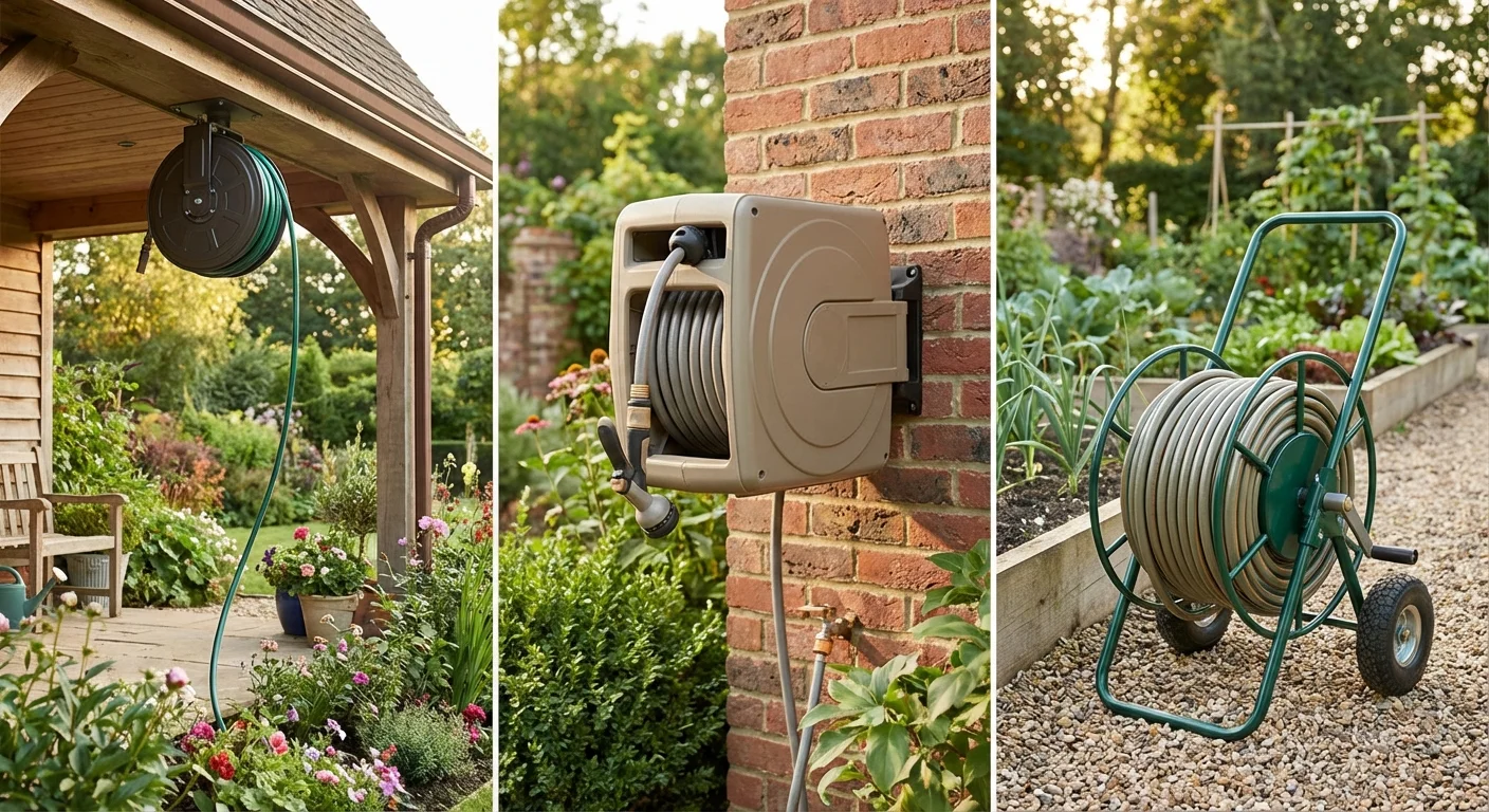 Retractable Vs Wall Mount Vs Cart Hose Reel - Product Overview